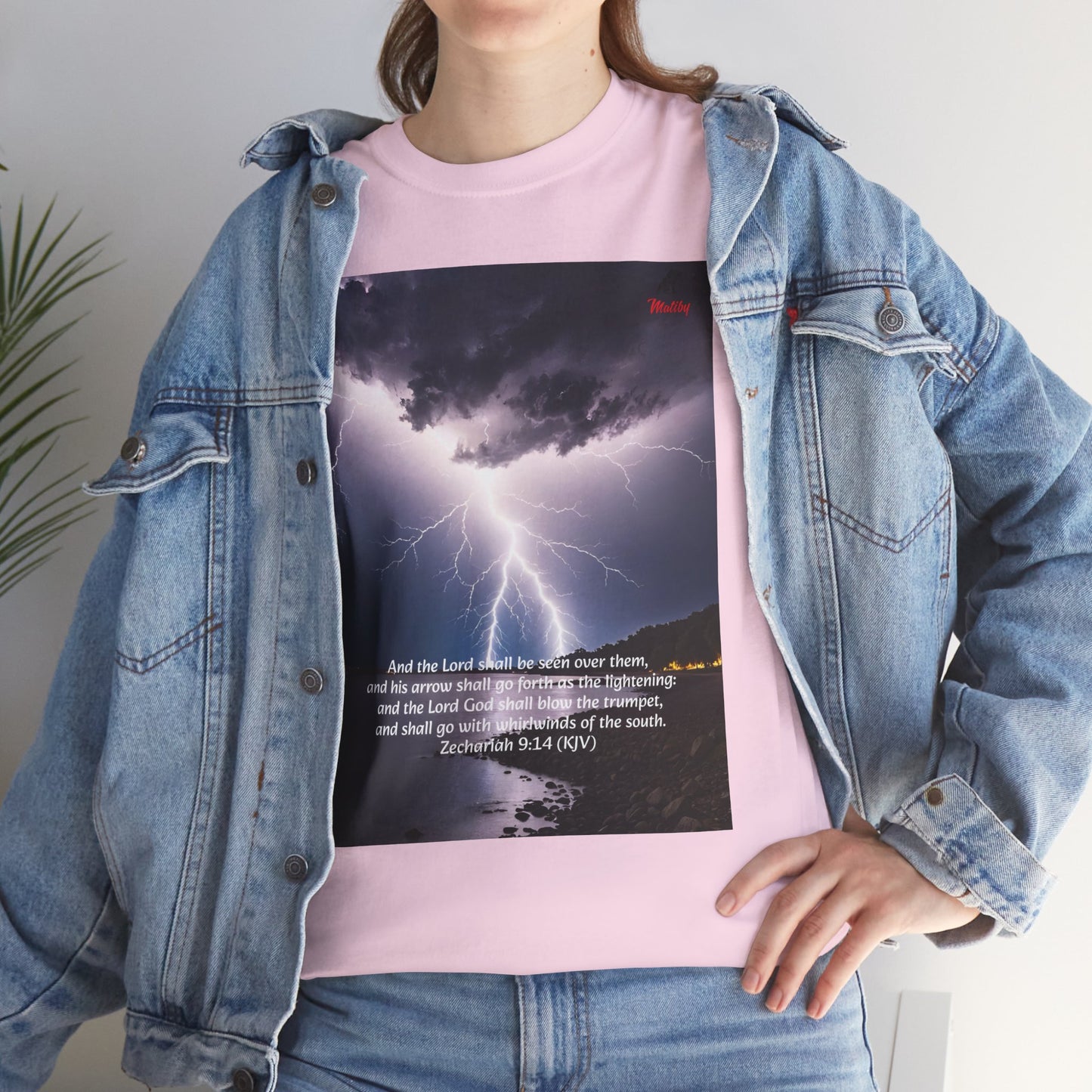 Lightning Style God's Arrow Unisex Heavy Cotton Tee