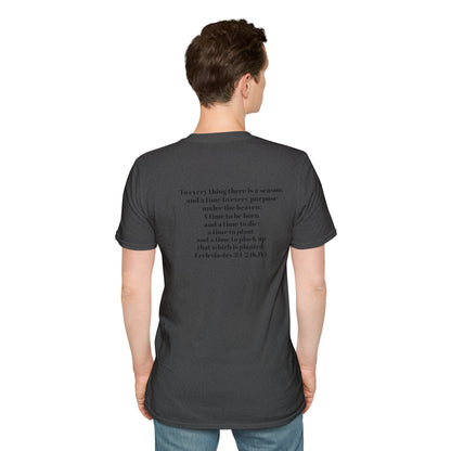 Bible Speaks Ecclesiastes 3:1-2 Unisex Softstyle T-Shirt