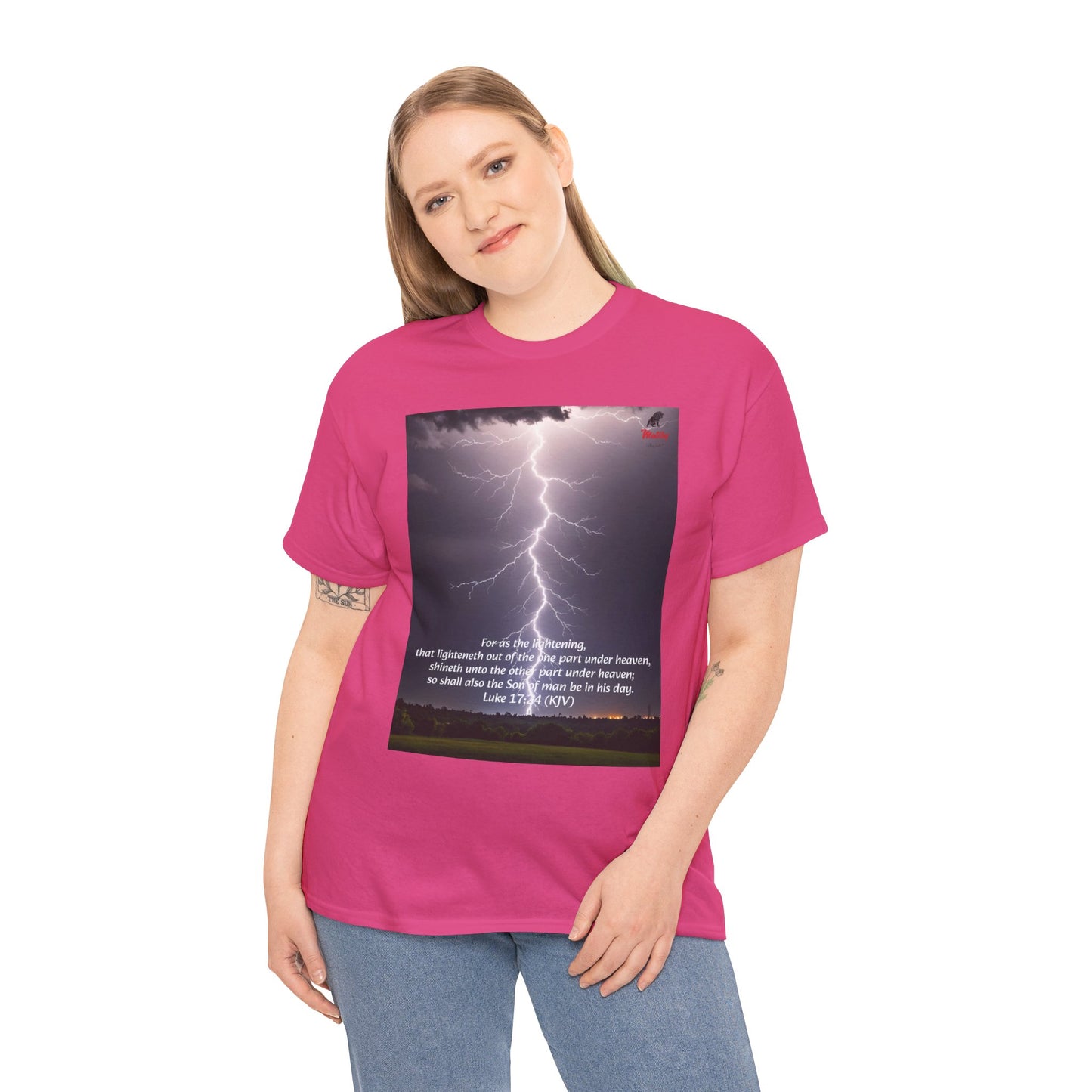 Lightning Style Son of man Unisex Heavy Cotton Tee