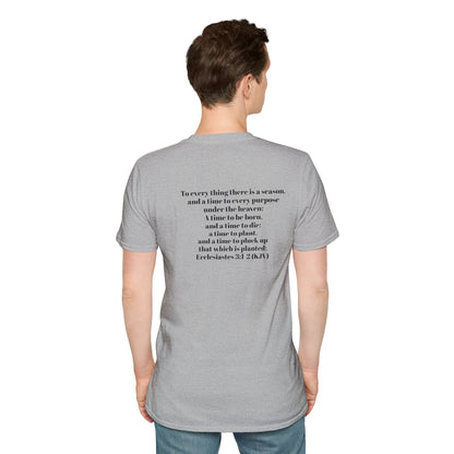 Bible Speaks Ecclesiastes 3:1-2 Unisex Softstyle T-Shirt