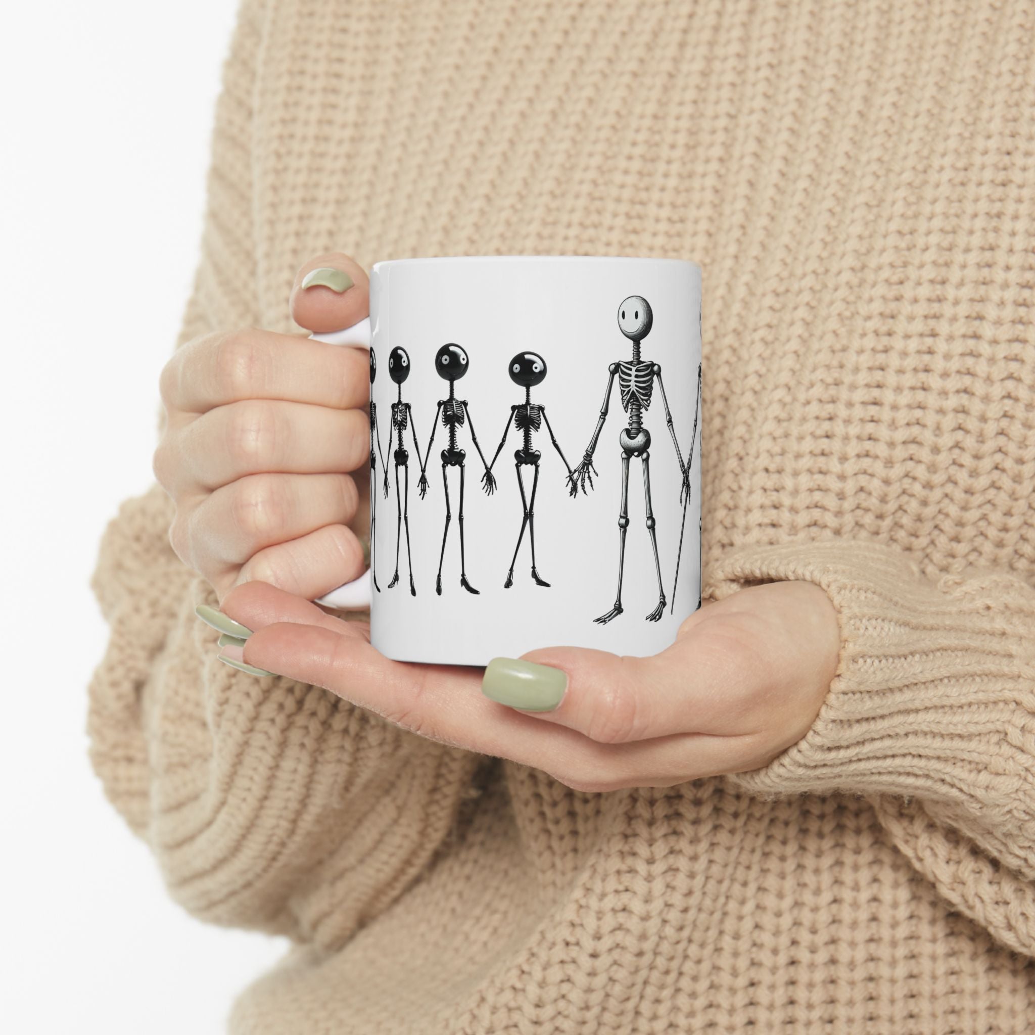 The Stick-To-It Species #13 White Ceramic Mug – Anatomy of Optimism Cup 11oz/15oz