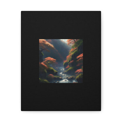 Artzy Scenic Black Canvas Gallery Wraps