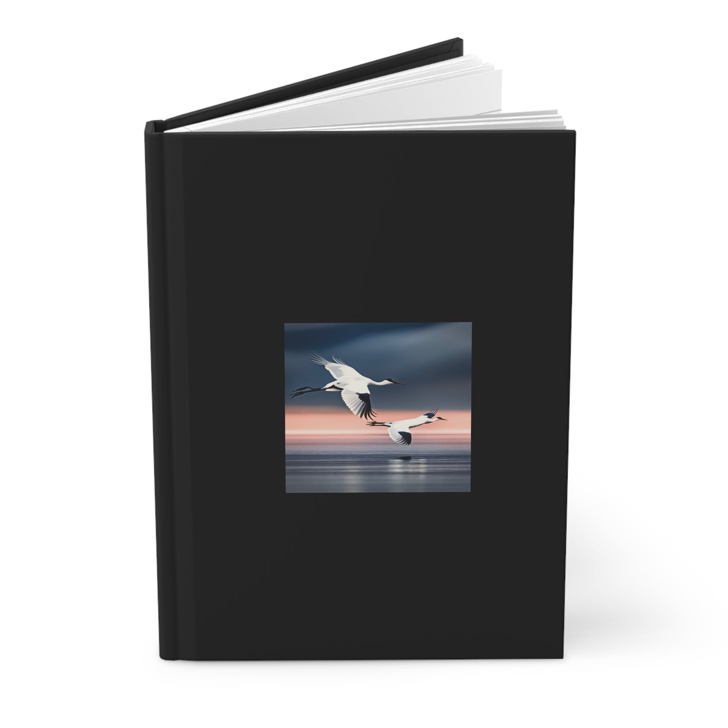 Bird Hardcover Journal Matte Black