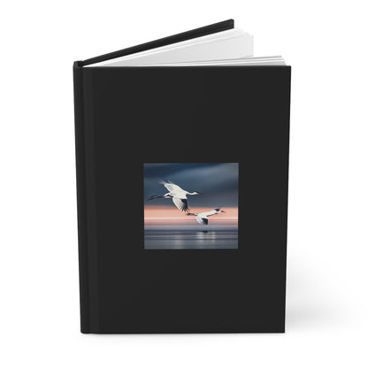 Bird Hardcover Journal Matte Black