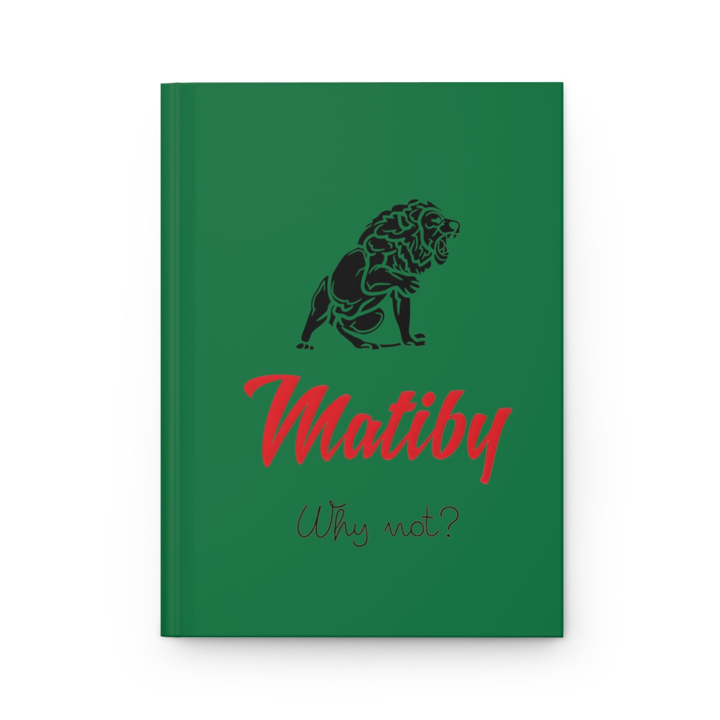 Matiby Hardcover Journal Matte Dark Green