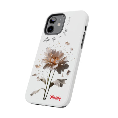 Matiby Amy's Special Flower Bloom White Tough Phone Cases