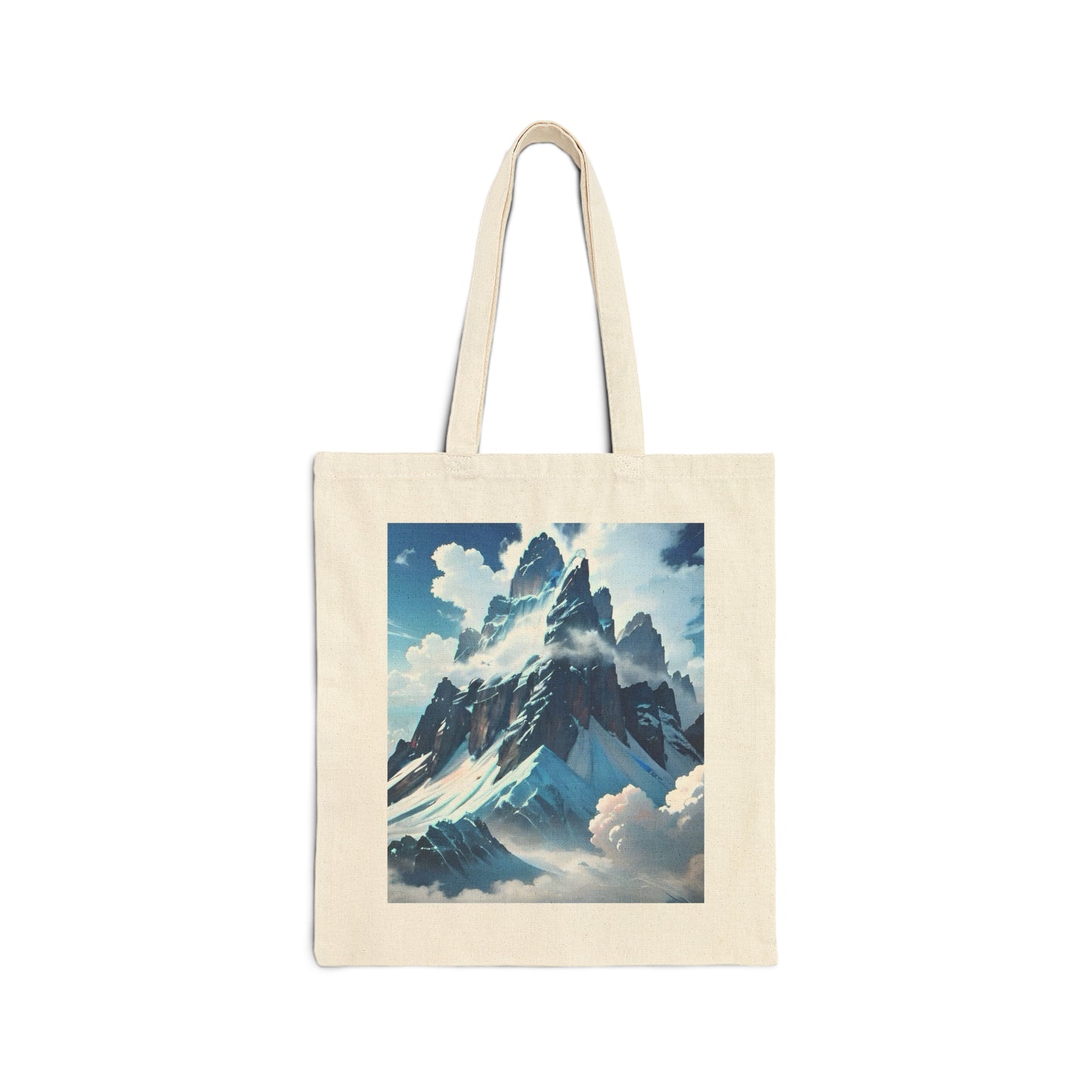 Alps Cotton Canvas Tote Bag