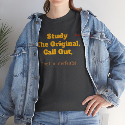 Study The Original Unisex Heavy Cotton Tee