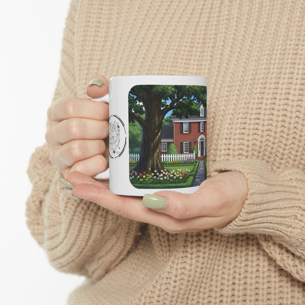 Cozy Architecture & Dreamy Landscapes #47 White Ceramic Mug – Homes Home Sweet Home Cup (11oz/15oz)