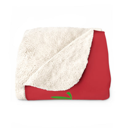 Matiby Lions Red Sherpa Fleece Blanket