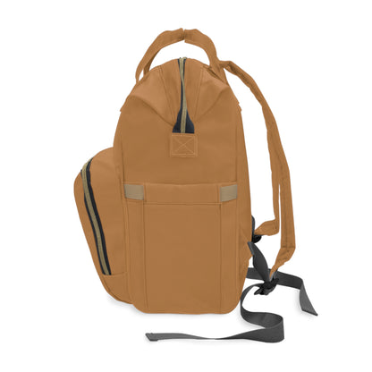 Multifunctional Diaper Backpack Light Brown