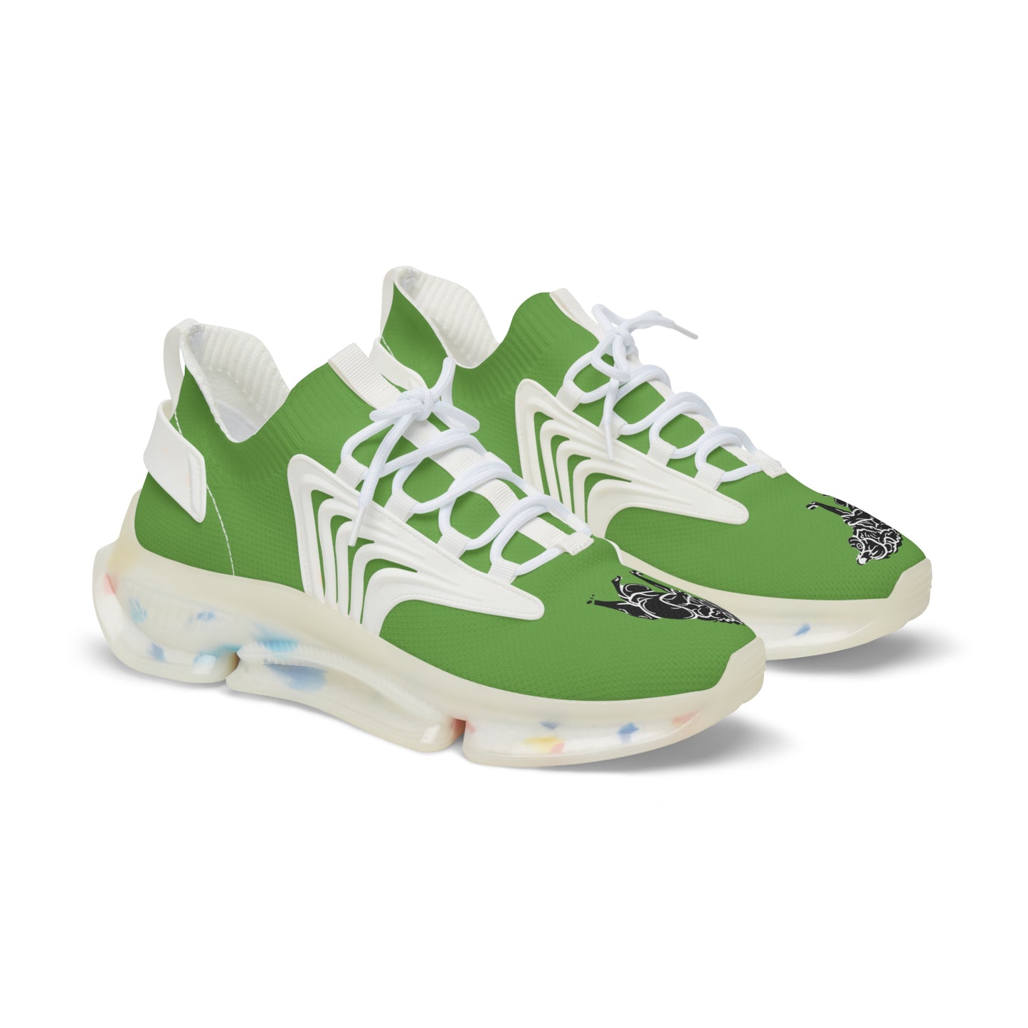 Men's Green Mesh Sneakers