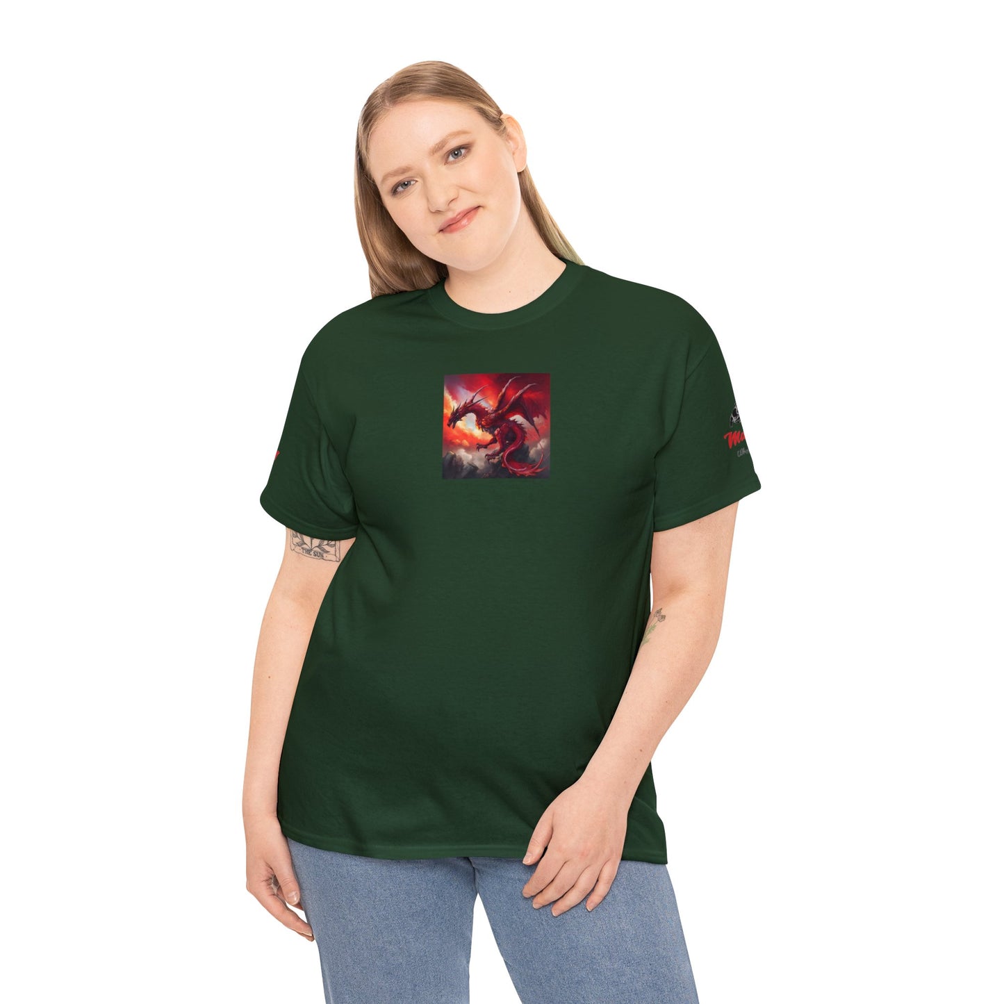 Red Dragon Unisex Heavy Cotton Tee