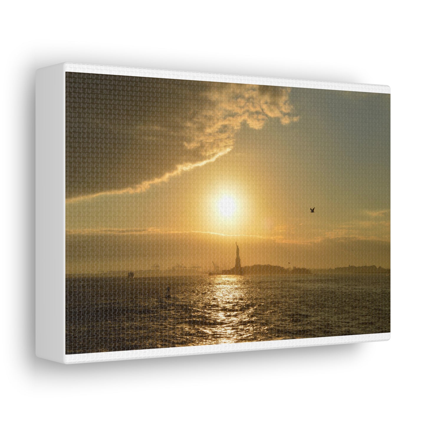 Sunset White Canvas Gallery Wraps