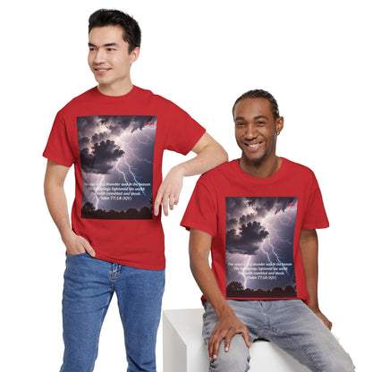 Lightning Style Thunder Unisex Heavy Cotton Tee