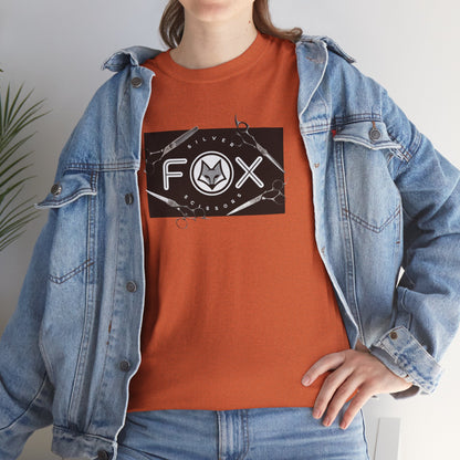 Silver Fox Scissors Unisex Heavy Cotton Tee