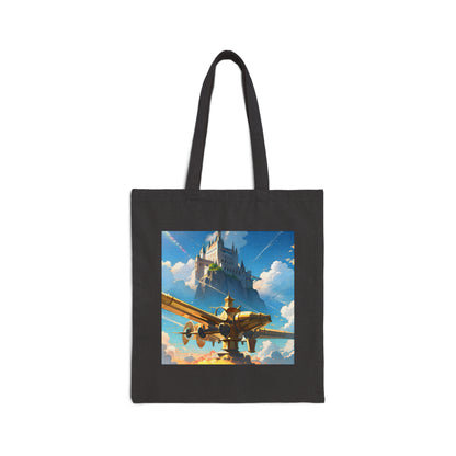 Castle Cotton Canvas Tote Bag