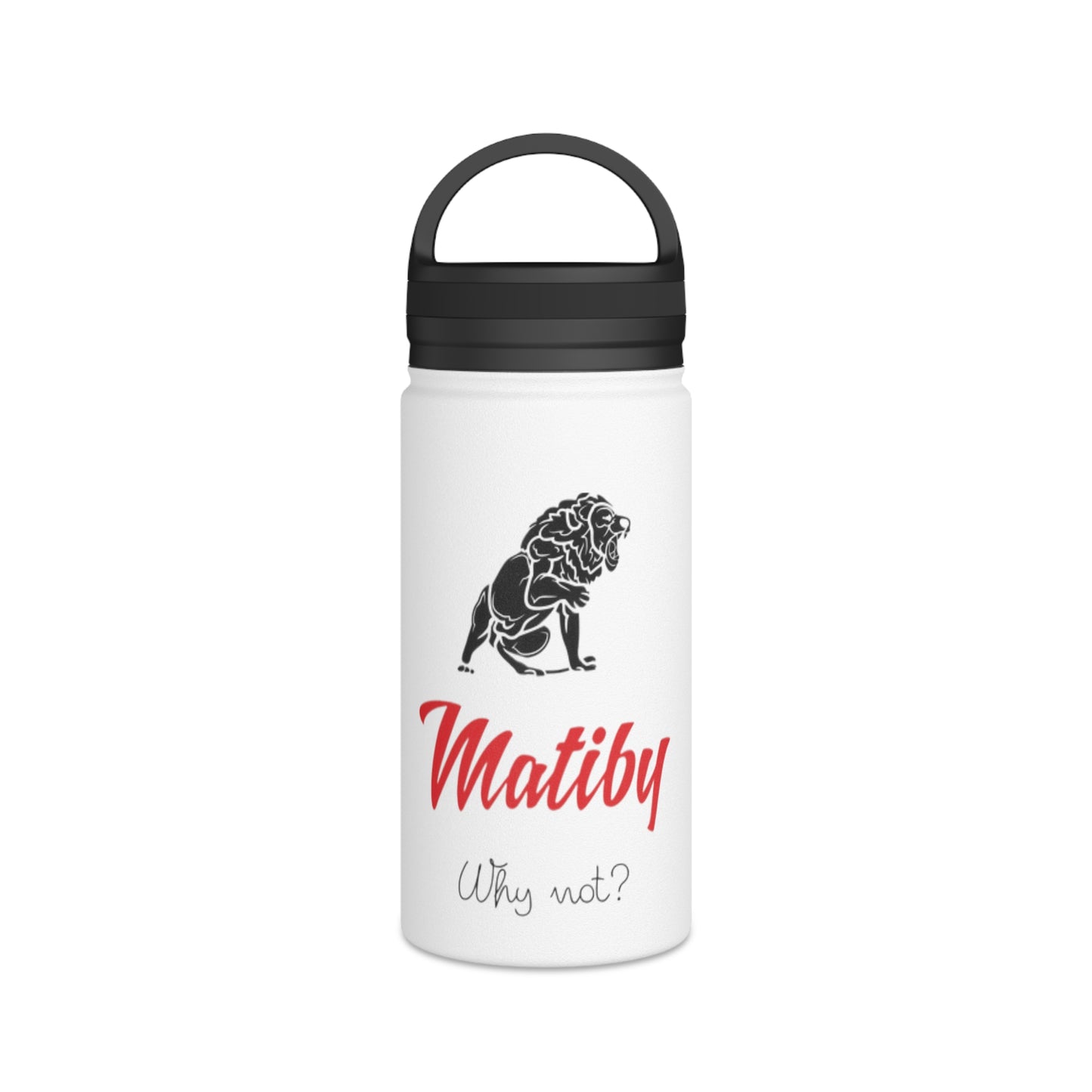 Matiby Stainless Steel Water Bottle, Handle Lid