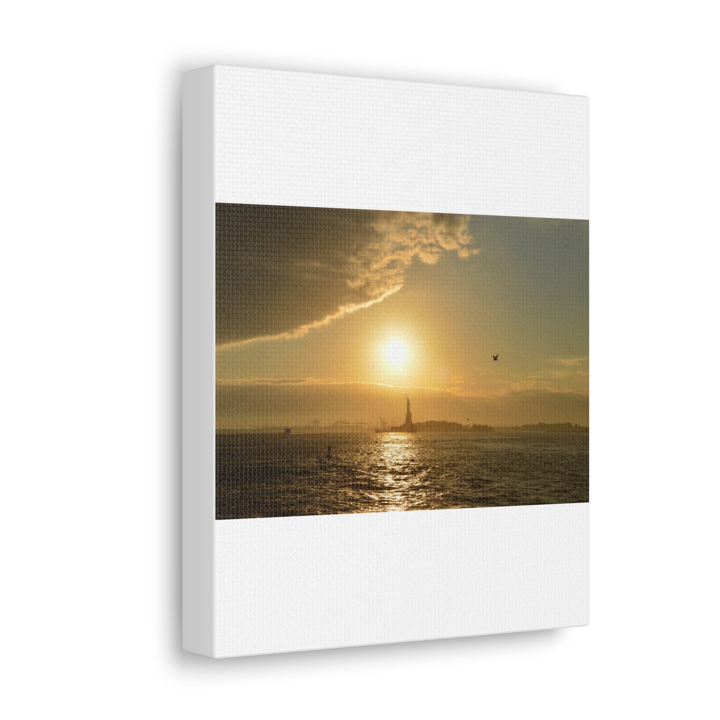 Sunset White Canvas Gallery Wraps