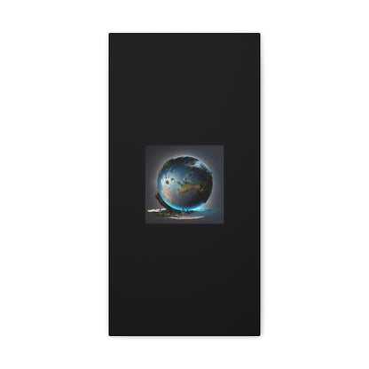 Matiby Worlds Black Canvas Gallery Wraps