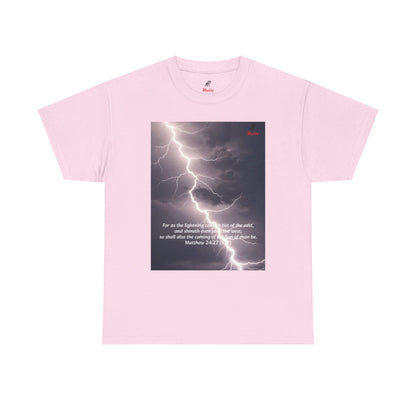 Lightning Style East West Unisex Heavy Cotton Tee