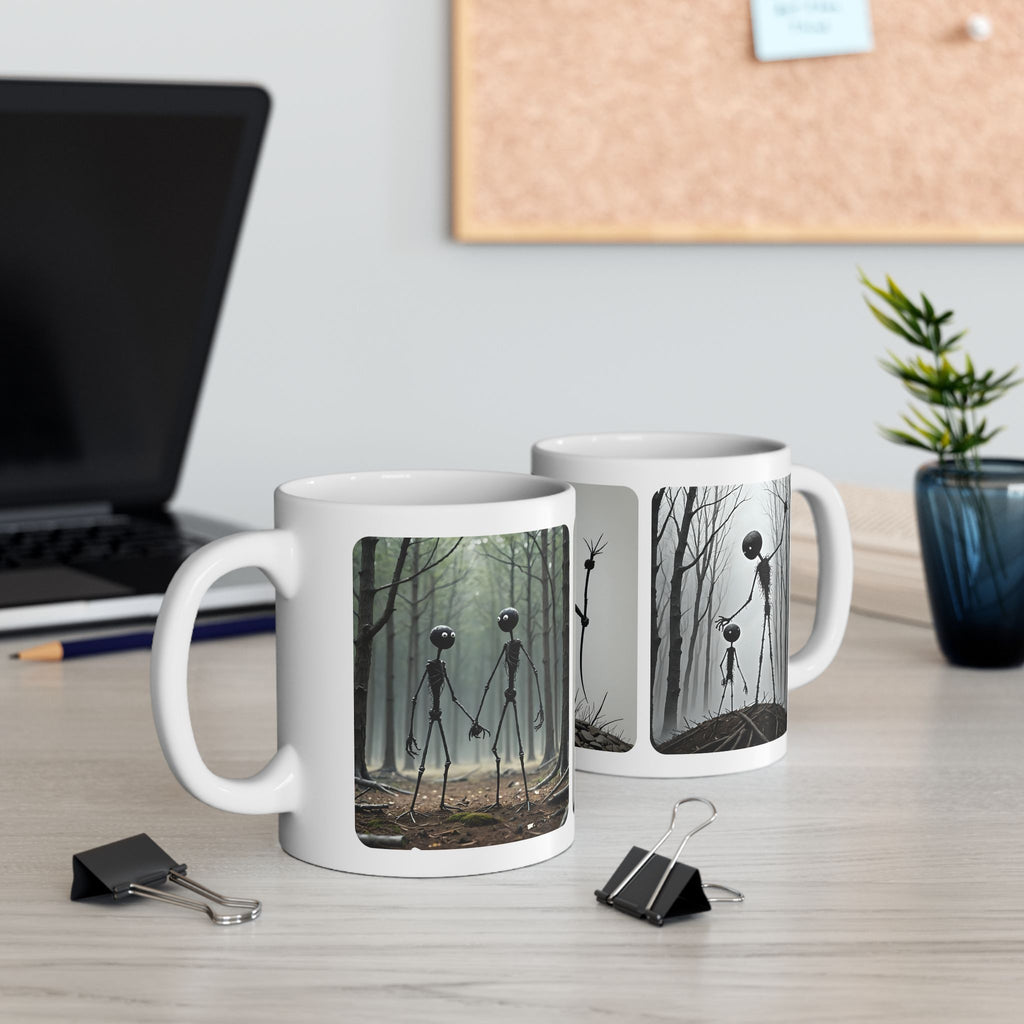 The Stick-To-It Species #6 White Ceramic Mug – Anatomy of Optimism Cup 11oz/15oz