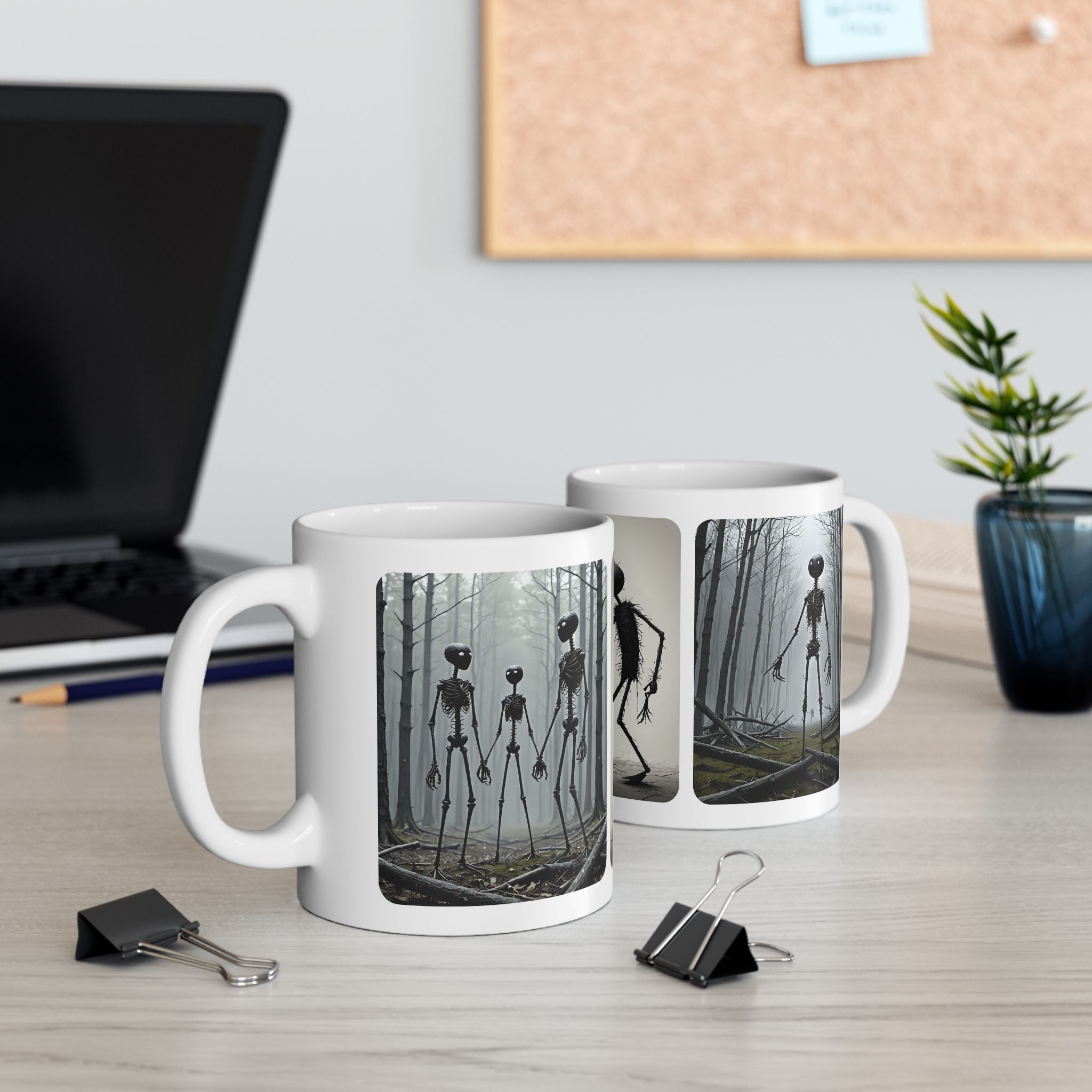 The Stick-To-It Species #2 White Ceramic Mug – Anatomy of Optimism Cup 11oz/15oz