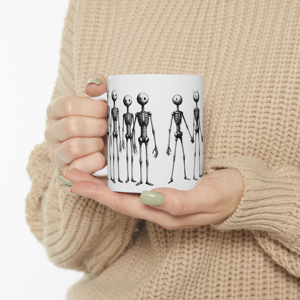 The Stick-To-It Species #11 White Ceramic Mug – Anatomy of Optimism Cup 11oz/15oz