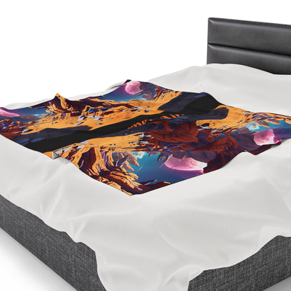 Journeys Airgo Velveteen Plush Blanket