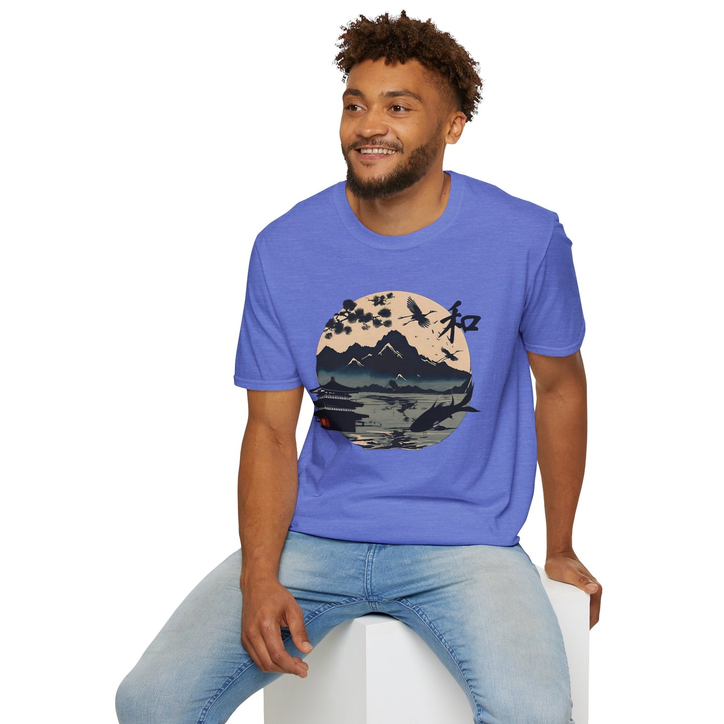 Japanese Landscape Unisex Softstyle T-Shirt