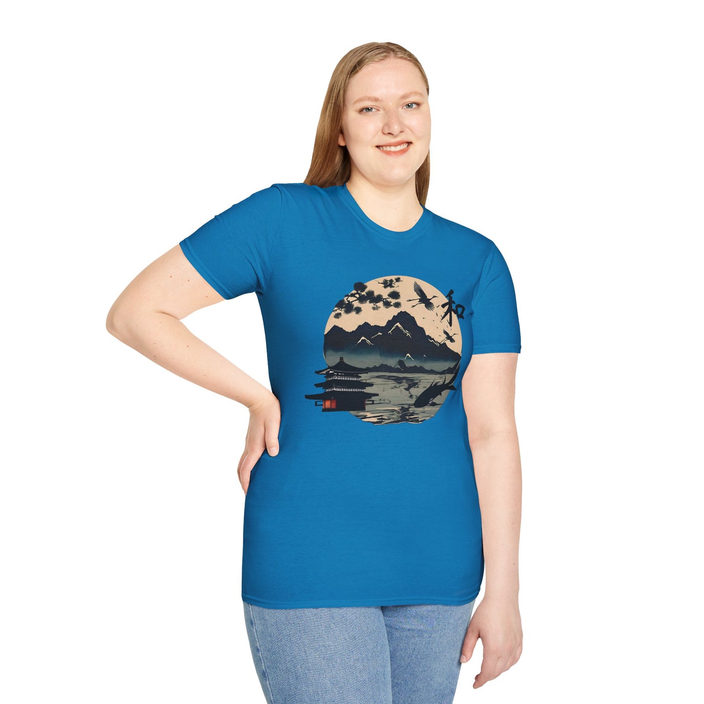 Japanese Landscape Unisex Softstyle T-Shirt