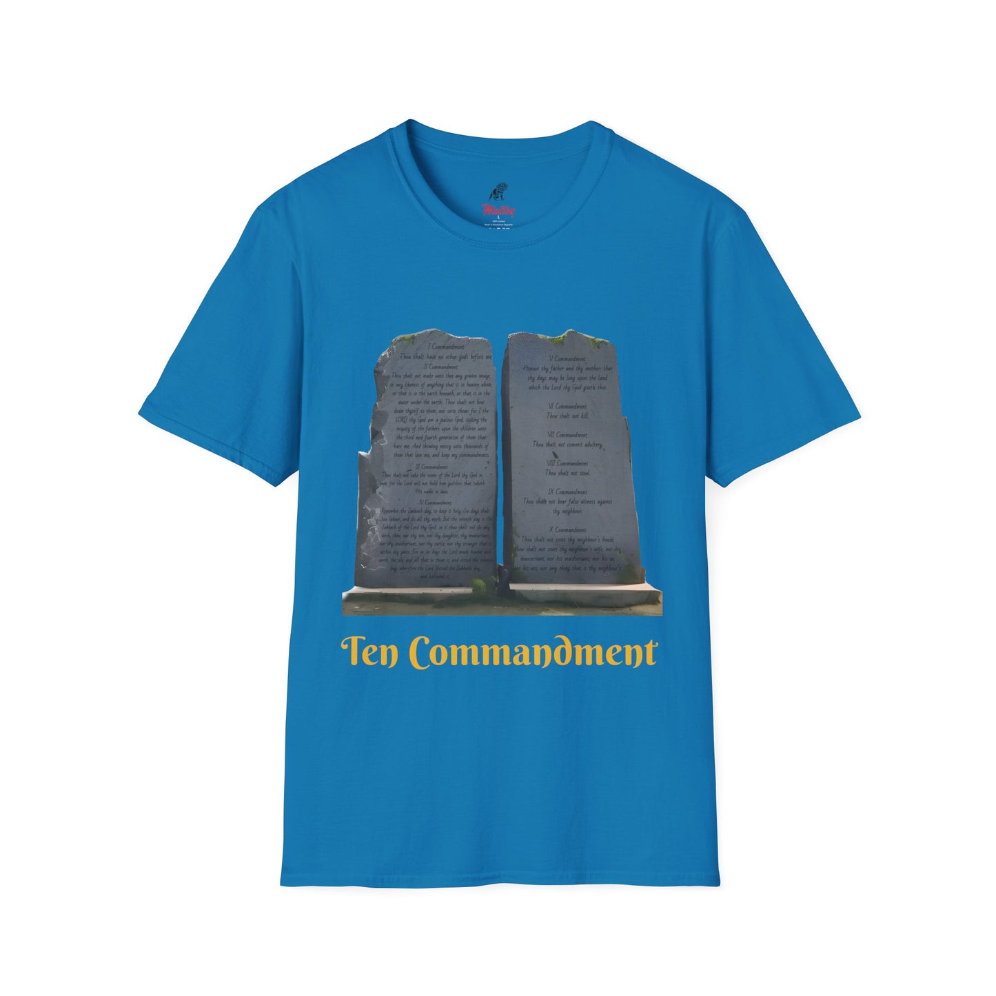 Bible Speaks Ten Commandments Unisex Softstyle T-Shirt