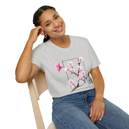 Japanese Cherry Blossom Unisex Softstyle T-Shirt