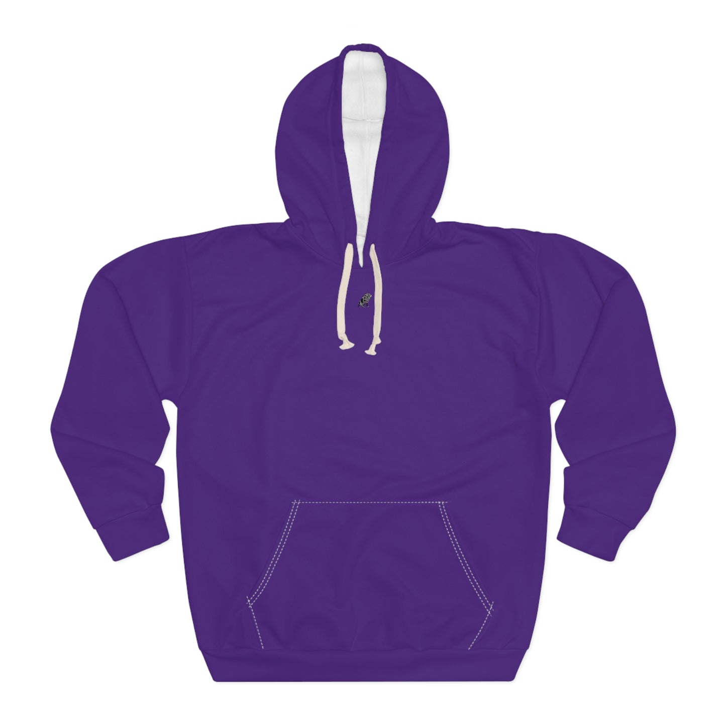 Purple Unisex Pullover Hoodie (AOP)