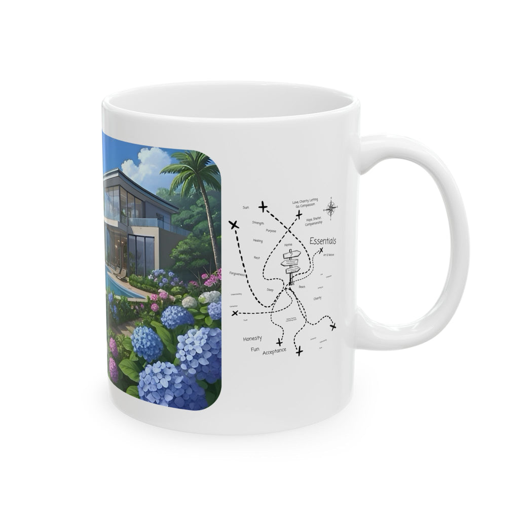 Cozy Architecture & Dreamy Landscapes #42 White Ceramic Mug – Homes Home Sweet Home Cup (11oz/15oz)