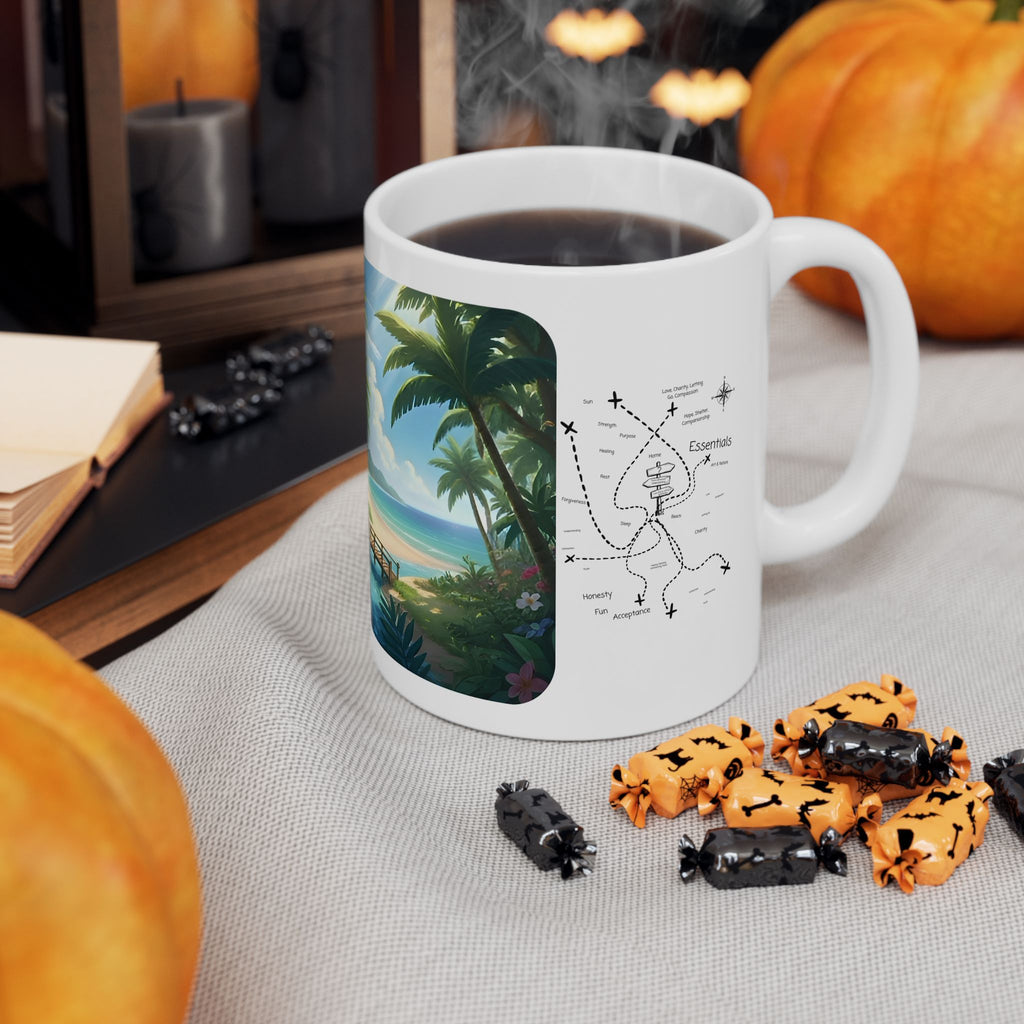 Cozy Architecture & Dreamy Landscapes #46 White Ceramic Mug – Homes Home Sweet Home Cup (11oz/15oz)