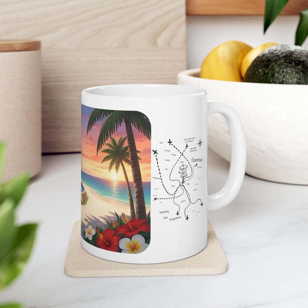 Cozy Architecture & Dreamy Landscapes #41 White Ceramic Mug – Homes Home Sweet Home Cup (11oz/15oz)