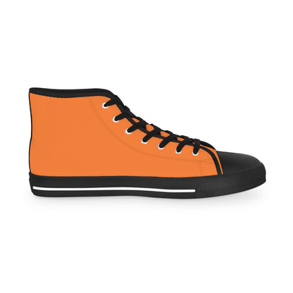 Men's Light Orange High Top Sneakers