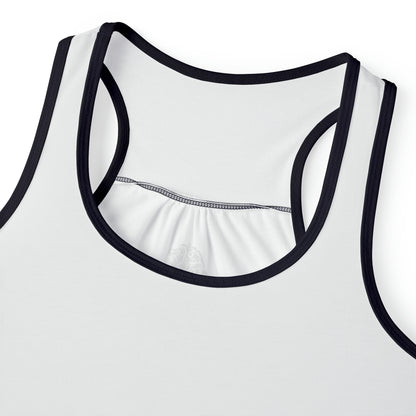 Women's White Tank Top (AOP)