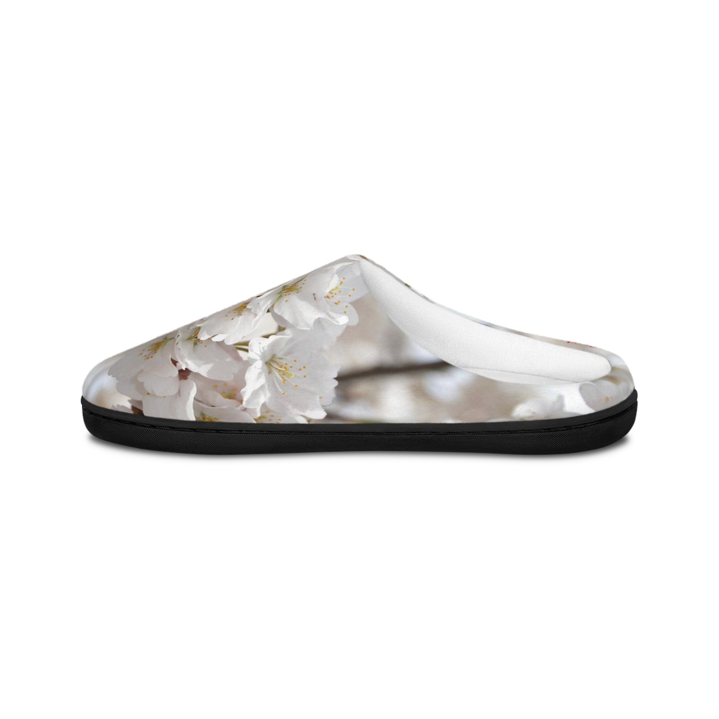 White Flower Women's Indoor Slippers