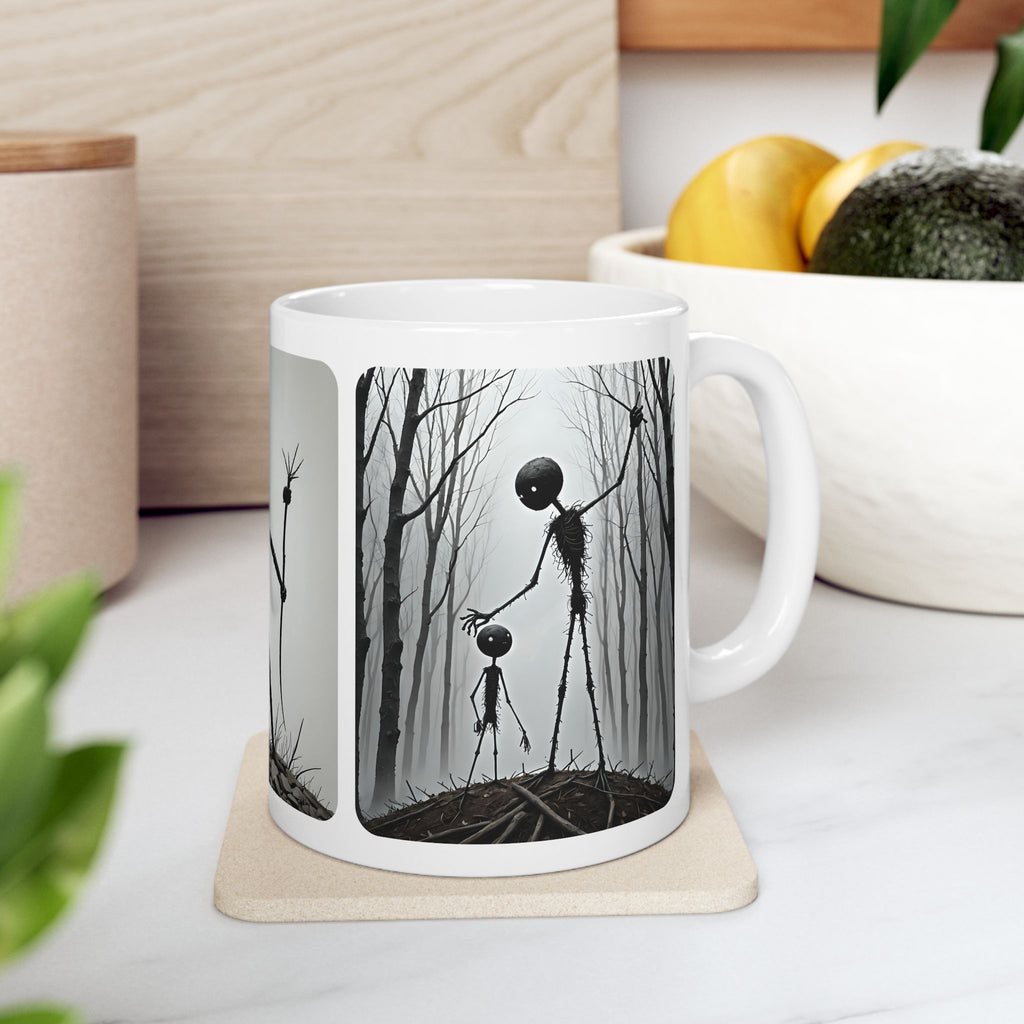 The Stick-To-It Species #6 White Ceramic Mug – Anatomy of Optimism Cup 11oz/15oz