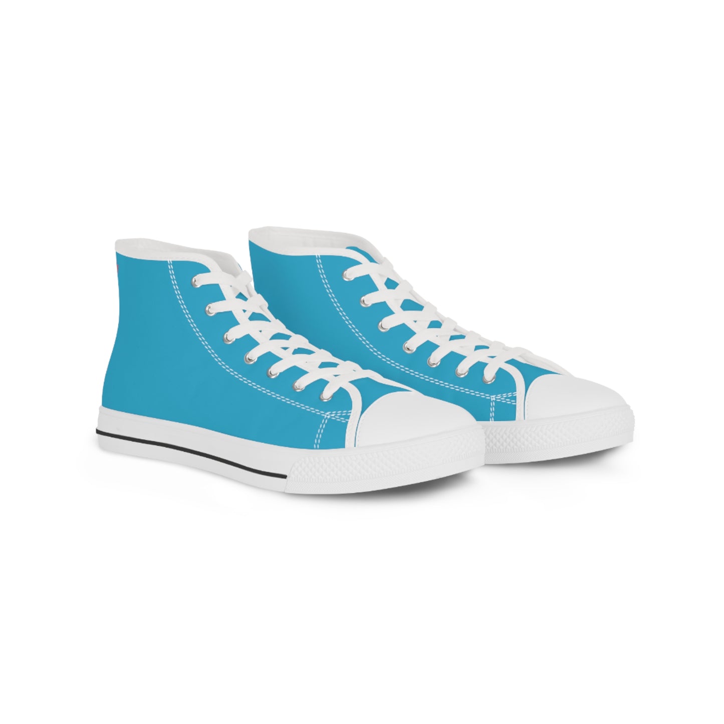 Men's Turquoise High Top Sneakers