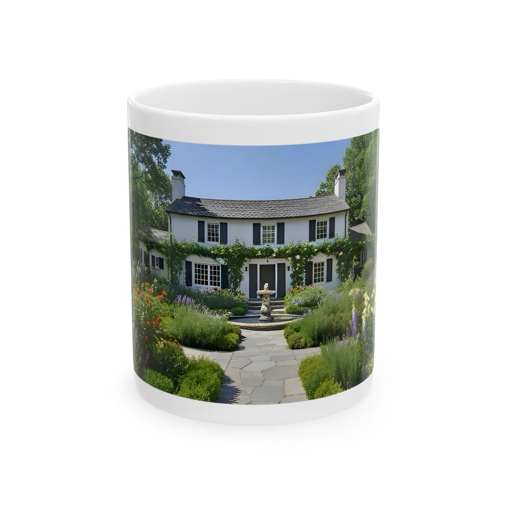 Cozy Architecture & Dreamy Landscapes #10 White Ceramic Mug – Homes Home Sweet Home Cup (11oz/15oz)