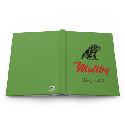 Matiby Hardcover Journal Matte Green