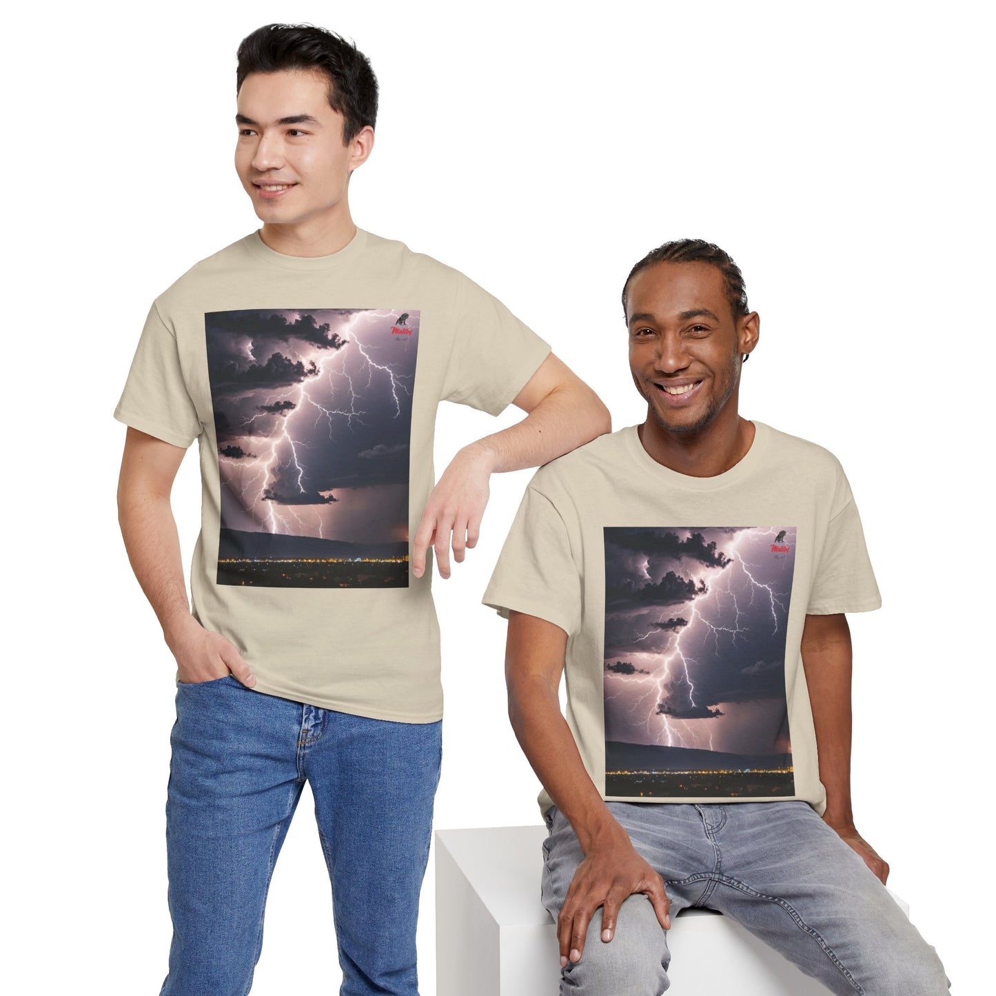 Lightning Style Unisex Heavy Cotton Tee