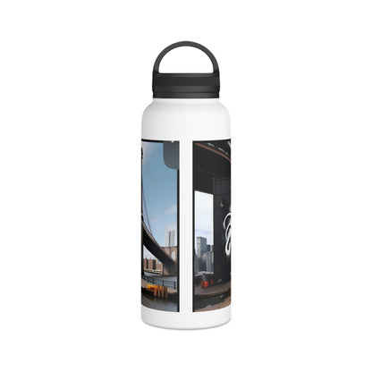 Matiby Matiffi Stainless Steel Water Bottle, Handle Lid