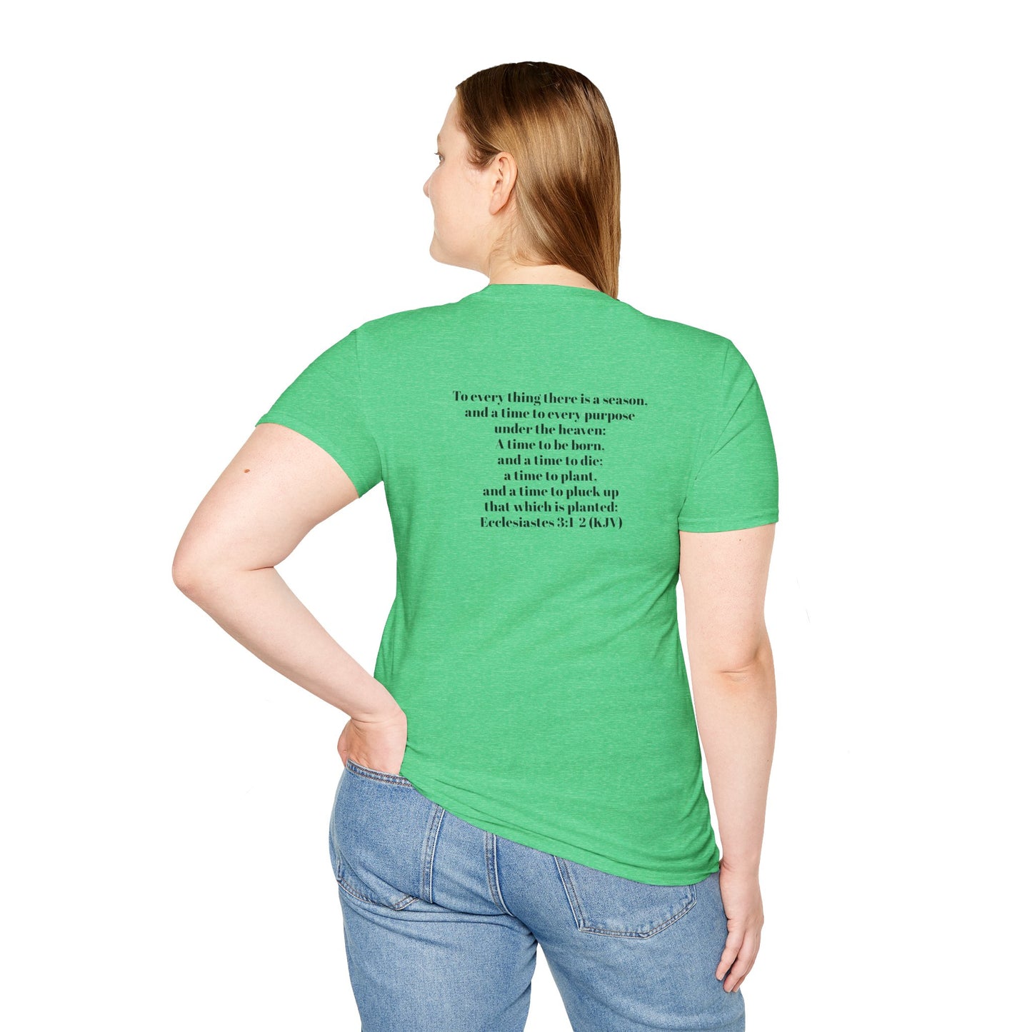 Bible Speaks Ecclesiastes 3:1-2 Unisex Softstyle T-Shirt