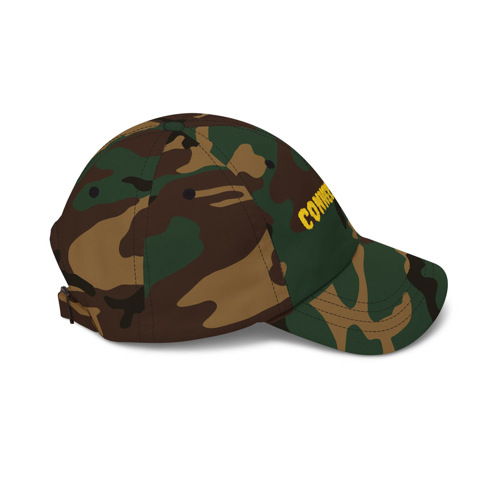 Connecticut United States of America Gold Embroidered Classic Dad Cap | CT 5th USA Baseball Hat