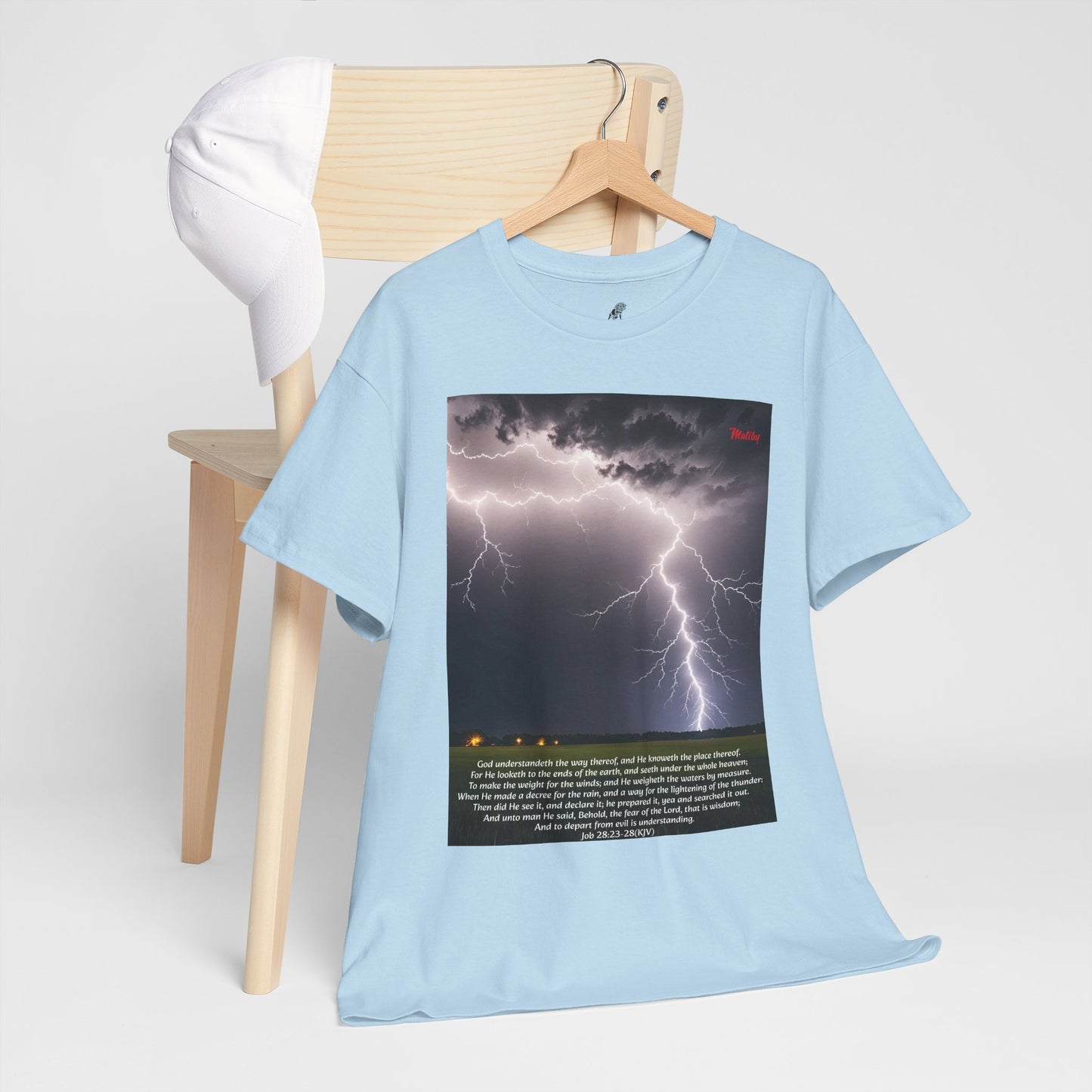 Lightning Style Fear of the Lord Unisex Heavy Cotton Tee