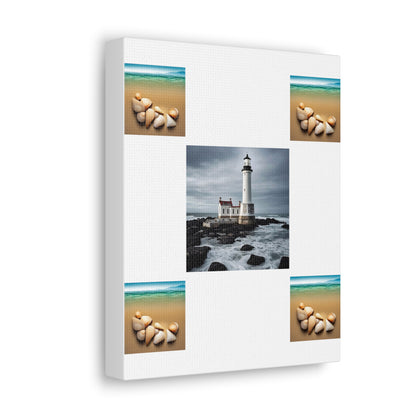 Lighthouse White Canvas Gallery Wraps